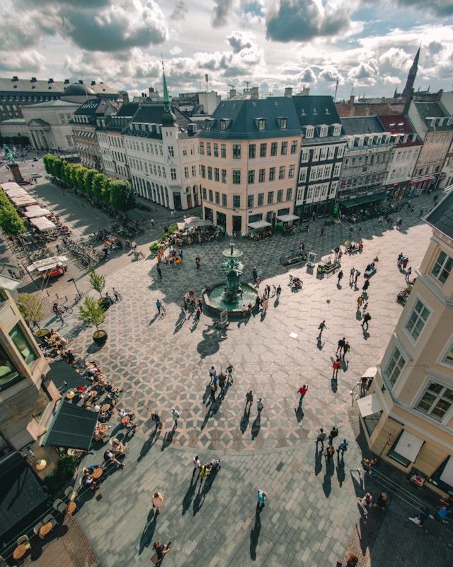 stroget in Copenhagen